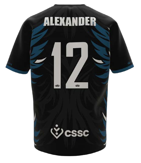 London Eagles Black Playing Shirt, Mens