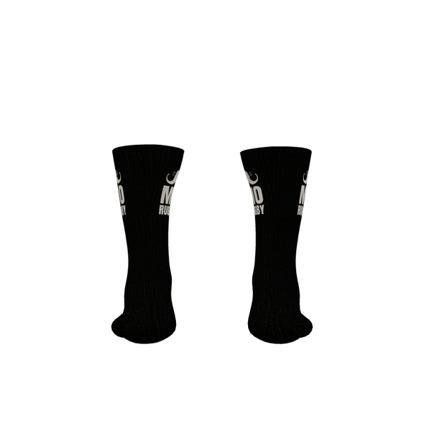 Mo Rugby FC Black Crew Socks