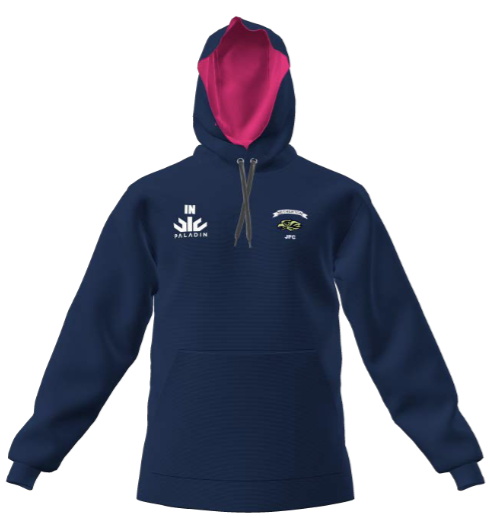 Netherton JFC XMAS Pink Casual Hoody, Adults