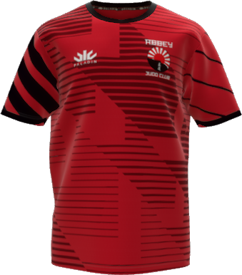 Abbey Judo Red Club T-Shirt, Unisex