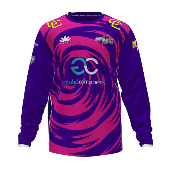 Midlands Hurricanes L/S Warm Up Shirt, Kids