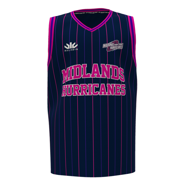 Midlands Hurricanes Basketball Singlet, Mens