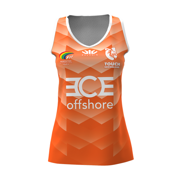 Nederland Touch - Playing Singlet (HOME - ORANGE), Womens