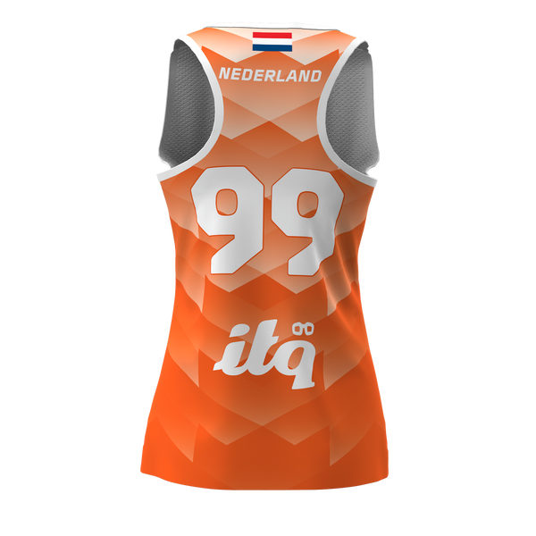 Nederland Touch - Playing Singlet (HOME - ORANGE), Womens