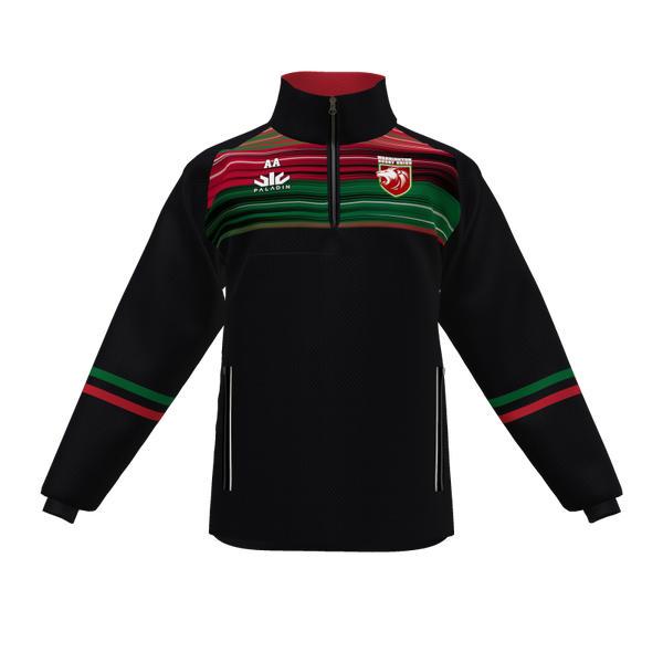 Warrington RUFC Qtr Zip Pullover, Mens