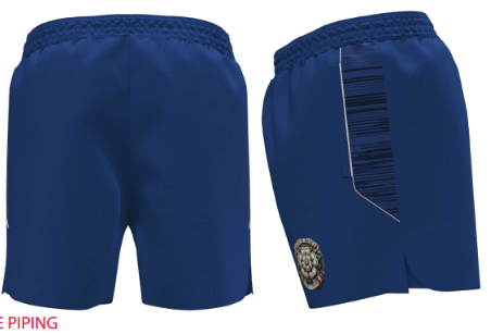 White Roses Charity Rugby Gym Shorts, Adults