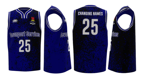 Devonport Services RFC Basketball Singlet, Mens