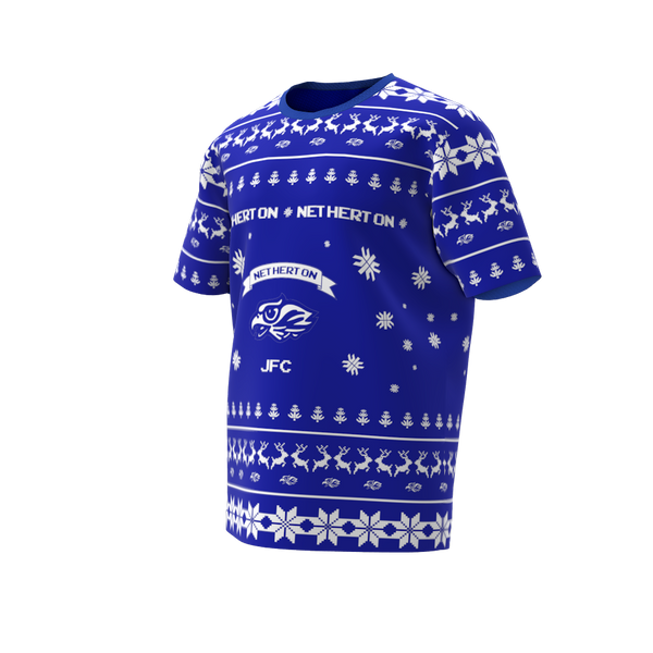 Netherton Junior Football Club Xmas T-Shirt, Mens