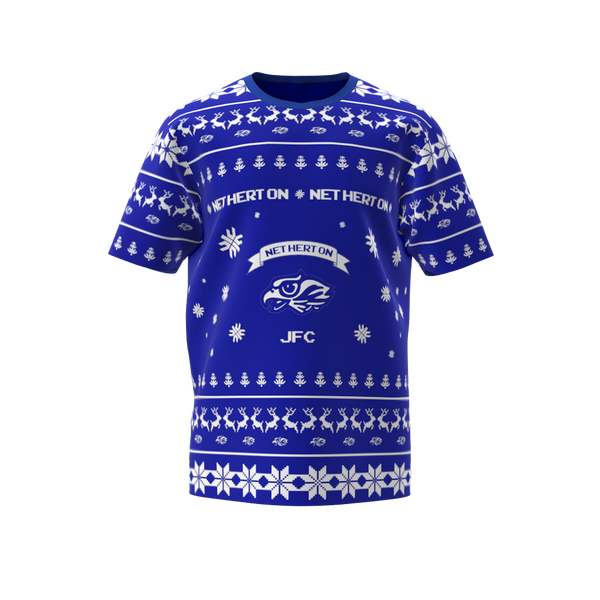 Netherton Junior Football Club Xmas T-Shirt, Mens